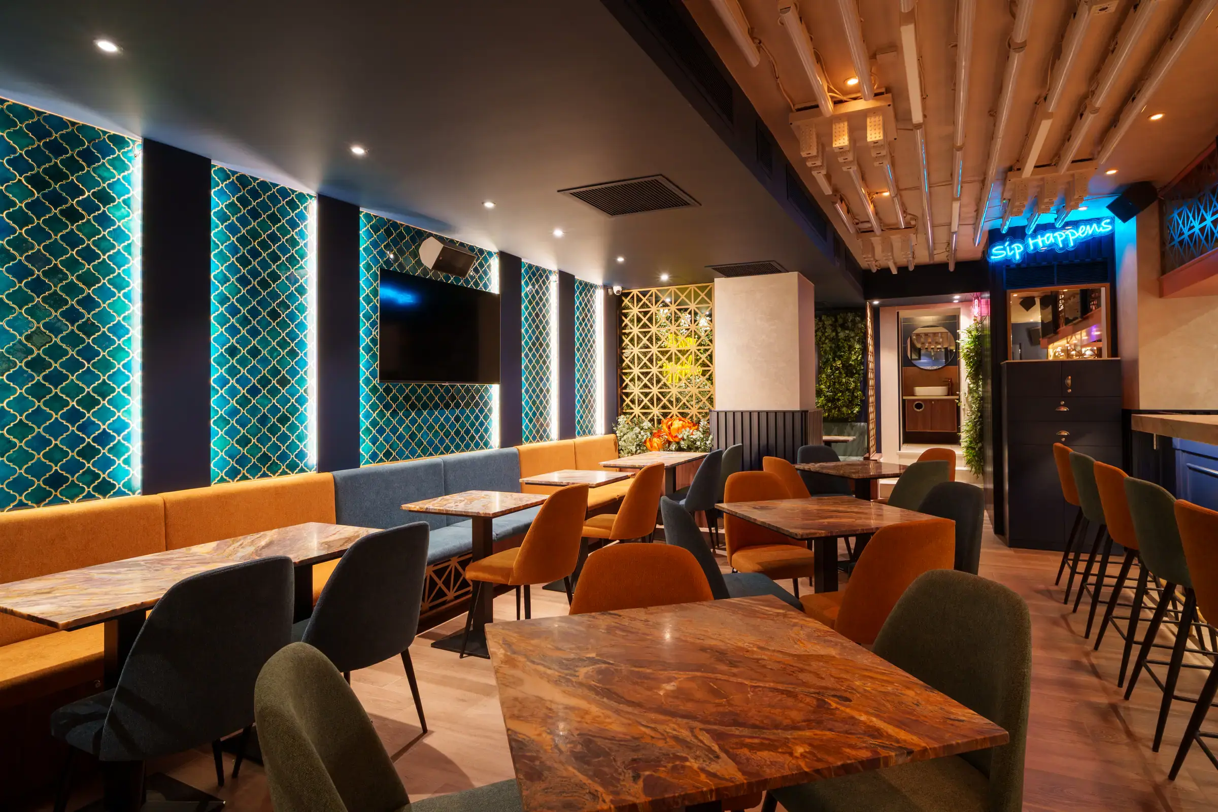 Inside the Ritz Gastropub in Victoria, Gozo